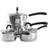Procook Gourmet Steel Cookware Set with lid 4 Parts