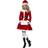 Smiffys Miss Santa Costume with Muff