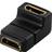 DeLock HDMI - HDMI (angled) Adapter F-F