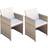 vidaXL 42561 2-pack Køkkenstol 85cm 2stk