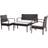 vidaXL 42672 Loungeset, Bord inkl. 2 Stolar