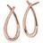 Izabel Camille Attitude Medium Earrings - Rose Gold