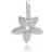 Izabel Camille Magnolia Pendant - White
