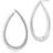 Izabel Camille Diversity Large Earrings - Silver/Transparent
