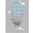 Bloomingville Hot Air Balloon Poster 50x70cm