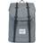 Herschel Classic 19.5L Retreat Backpack, Raven Crosshatch/Black Rubber