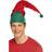 Smiffys Elf Hat Red & Green