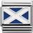 Nomination Composable Classic Link Scotland Flag Charm - Silver/White/Blue