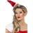 Smiffys Mini Santa Hat on Headband Red