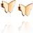 Efva Attling Little Miss Butterfly Earrings - Gold