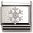 Nomination Composable Classic Link Snowflake Charm - Silver/White