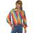 Smiffys 1970's Rainbow Colour Shirt