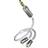Inakustik Premium Y-Splitter 3.5mm-2x3.5mm M-F 0.2m