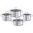 Fissler Viseo Set med lock 4 delar