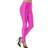 Smiffys 80's Disco Spandex Leggings Neon Pink