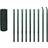 vidaXL Euro Fence Set 142394 120cmx10m