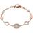 Fossil Pearl Disk Station Stainless Steel w. Mother of Pearl Bracelet (JF01739P)