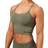 Better Bodies Astoria Seamless Sports Bra Women - Washed Green