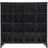 Nordal Downtown Vitrineskab 120x114cm 2stk
