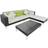 vidaXL 42944 Loungeset, 1 Bord inkl. 2 Stolar