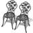 vidaXL Bistro 2-pack Havestol