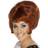 Smiffys 60's Beehive Wig Auburn