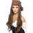 Smiffys Pirate Wig Brown