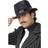 Smiffys Indestructible Fedora Hat Black