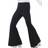 Smiffys Mens Flared Trousers Black