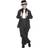 Smiffys Zoot Suit Costume Black