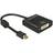 DeLock DVI-DisplayPort Mini M-F 0.2m