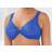 Glamorise Wonderwire Front Close Stretch Lace Bra - Blue