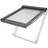Velux MK10 GPU 0068 Aluminium Överkantshängt 3-glasfönster 78x160cm
