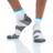 Gococo Technical Cushion Socks Unisex - White/Turquoise