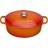 Le Creuset Volcanic Signature Cast Iron Oval med lock 4.1 L