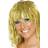 Smiffys Glitterperuk Guld