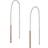 Skagen Elin Threader Earrings - Rose Gold/Transparent