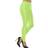 Smiffys 80's Disco Spandex Leggings Neon Green