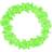Folat Hawaii Lei Neon Green Floral