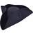 Bristol Pirate Tricorn Wool Felt Hat Black