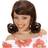 Widmann 50s Flip Wig Brown