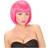 Widmann Kort Neon Rosa Peruk