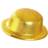 Widmann Glitter Bowler Hat Gold