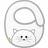 Lässig Bib Waterproof Small Little Chums Cat