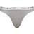 Tommy Hilfiger Iconic Cotton Thong - Grey Heather