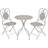 vidaXL 43154 1 Table incl. 2 Chairs Café Group Bistro Set, 1 Table incl. 2 Chairs