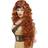 Smiffys Medieval Warrior Queen Auburn Wig