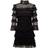 By Malina Carmine Mini Dress - Black