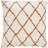 Chhatwal & Jonsson Ikat Kerela Cushion Cover White/Orange (50x50cm)