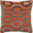 Chhatwal & Jonsson Varanasi Cushion Cover Orange/Grey (50x50cm)